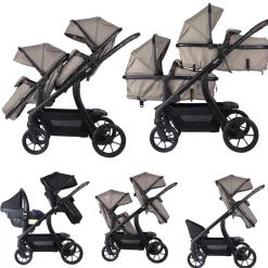 Novi Baby Novi Pacific Premium Duo Kinderwagen< Duowagens En Tweelingwagens