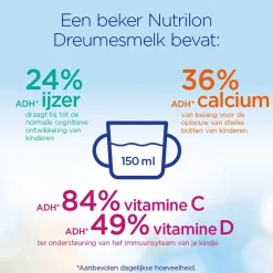 4 Dreumes- en Peutermelk met Vanillesmaak Flesvoeding Vanaf 1 Jaar|Nutrilon Online