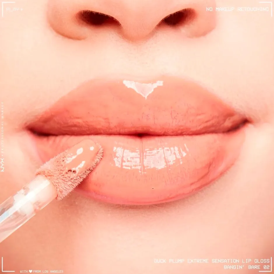 05 Brown Of Applause Duck Plump Extreme Sensation Lipgloss|NYX Professional Makeup New