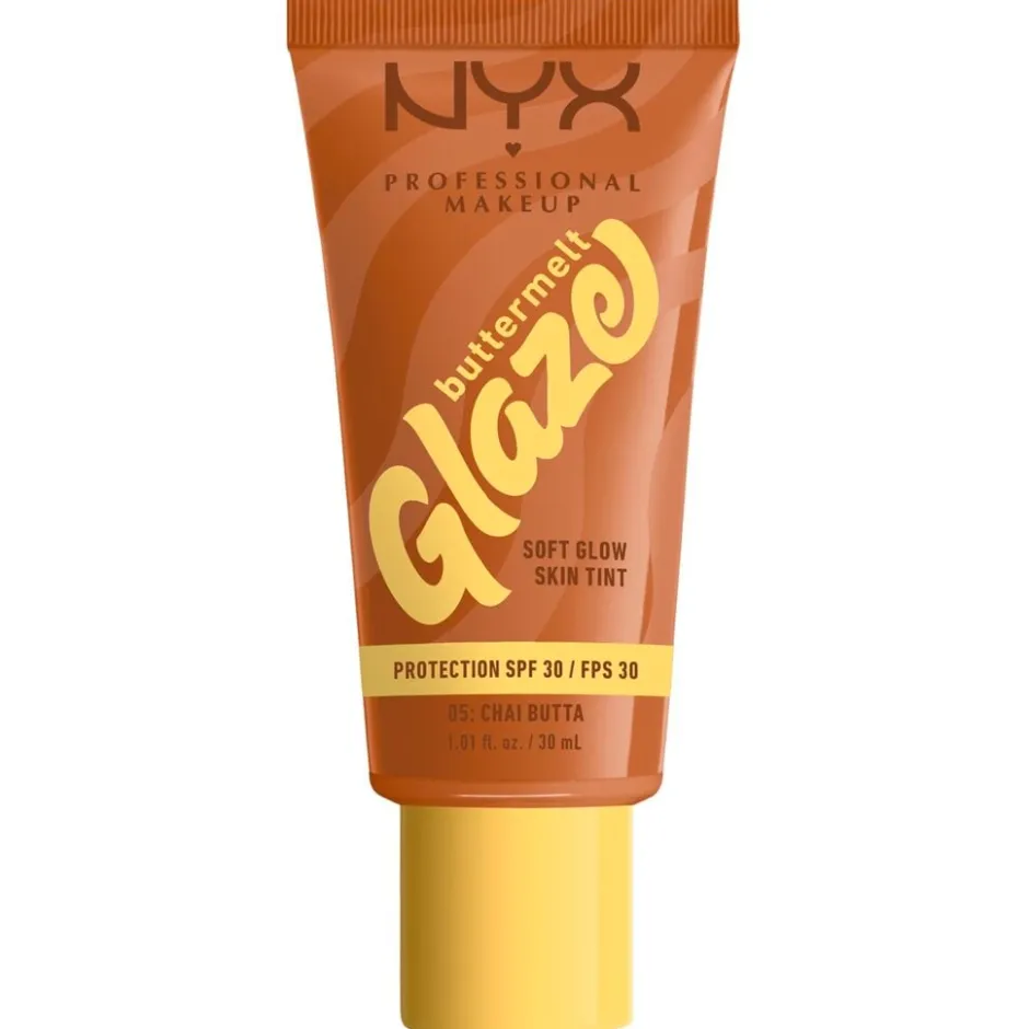 NYX Professional Makeup Buttermelt Glaze 5 Chai Butta Skin Tint< Foundation