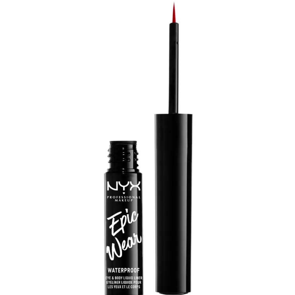 Epic Wear 07 Red Waterproof Liquid Eyeliner|NYX Professional Makeup New