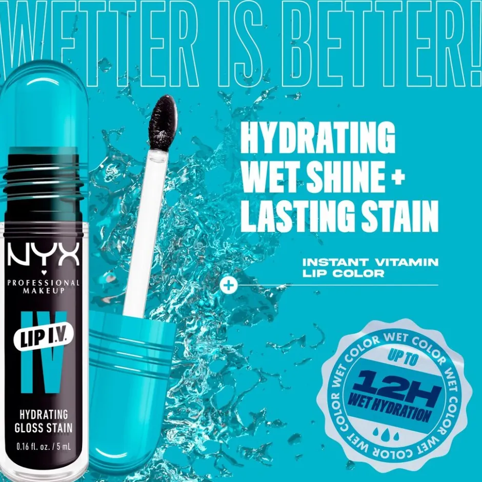 Lip IV 16 Grape Gushin' Hydraterende Lipgloss|NYX Professional Makeup Outlet