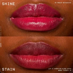 Lip IV 10 Berry Thirsty Hydraterende Lipgloss|NYX Professional Makeup Hot