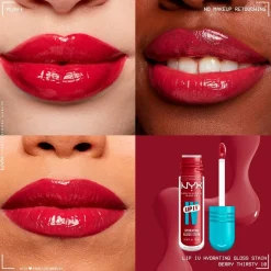 Lip IV 10 Berry Thirsty Hydraterende Lipgloss|NYX Professional Makeup Hot