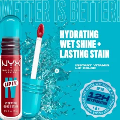Lip IV 10 Berry Thirsty Hydraterende Lipgloss|NYX Professional Makeup Hot
