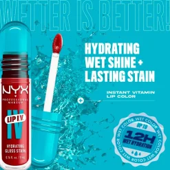 NYX Professional Makeup Lip IV 13 Cranberry Splash Hydraterende Lipgloss< Lipmake-Up