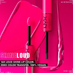 Shine Loud SHLP17 Rebel In Red Lipstick|NYX Professional Makeup New