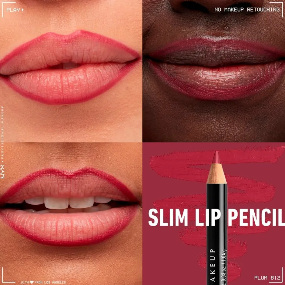 SPL812 Plum Slim Lip Pencil|NYX Professional Makeup Discount
