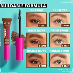 Thick It. Stick It! Black Brow Mascara|NYX Professional Makeup Sale