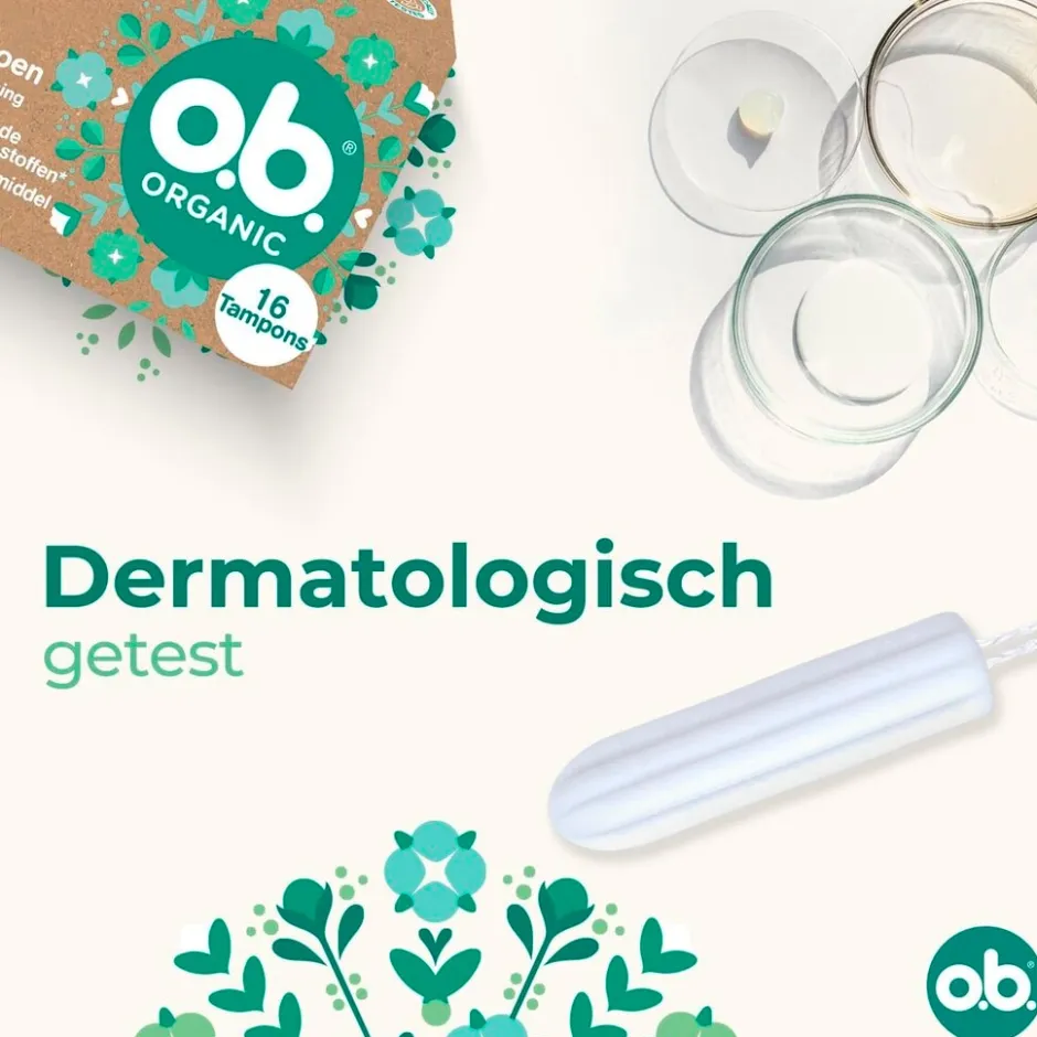 Ob o.b. Organic Cotton Normal Tampons< Tampons
