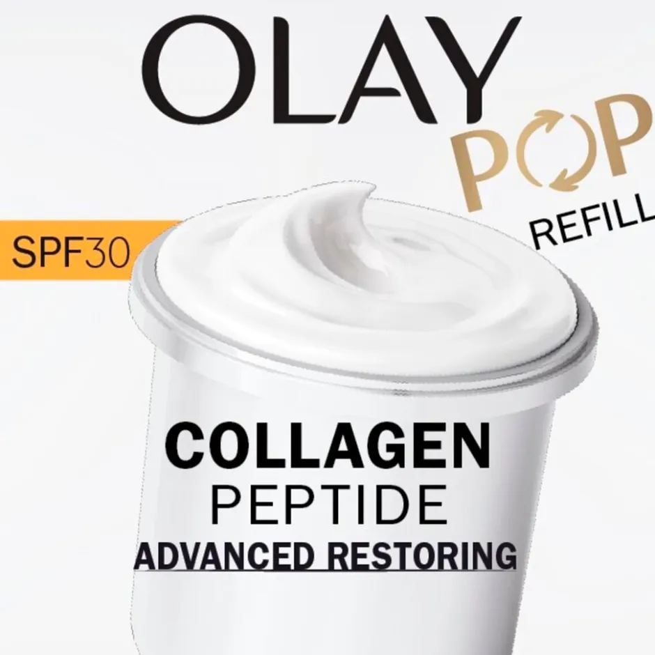 POP Collagen Peptide SPF30 Dagcrème Navulling|Olay Best