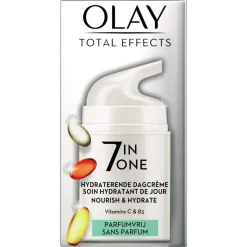 Olay Total Effects 7 In One Hydraterende Parfumvrije Dagcrème< Dagcreme