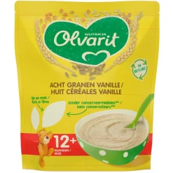 Olvarit 12+M Acht Granen Ontbijtpap< Babypap