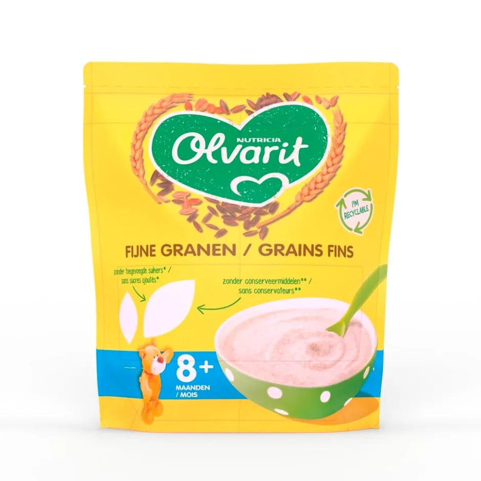 Olvarit 6-8M Drie Granen Pap< Babypap