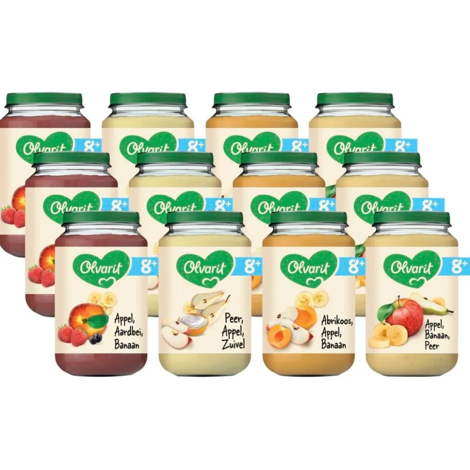 Olvarit 8+M Fruit Variatiemenu< Fruithapjes