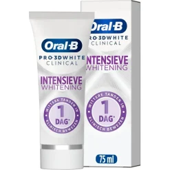 Oral B Oral-B Pro 3D White Clinical Intensieve Whitening Radiant White Tandpasta< Tandpasta