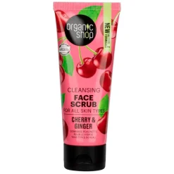 Organic Shop Cherry & Ginger Cleansing Face Scrub< Gezichtsreiniging
