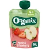 Bio 4M+ Appel en Aardbei Knijpzakje|Organix Hot