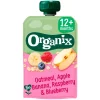 Organix 12+M Haver, Appel, Banaan, Aardbei & Bosbes Knijpfruit< Fruithapjes