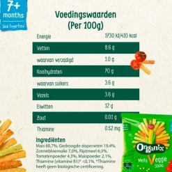 7+M Melty Veggie Groentesticks|Organix Hot