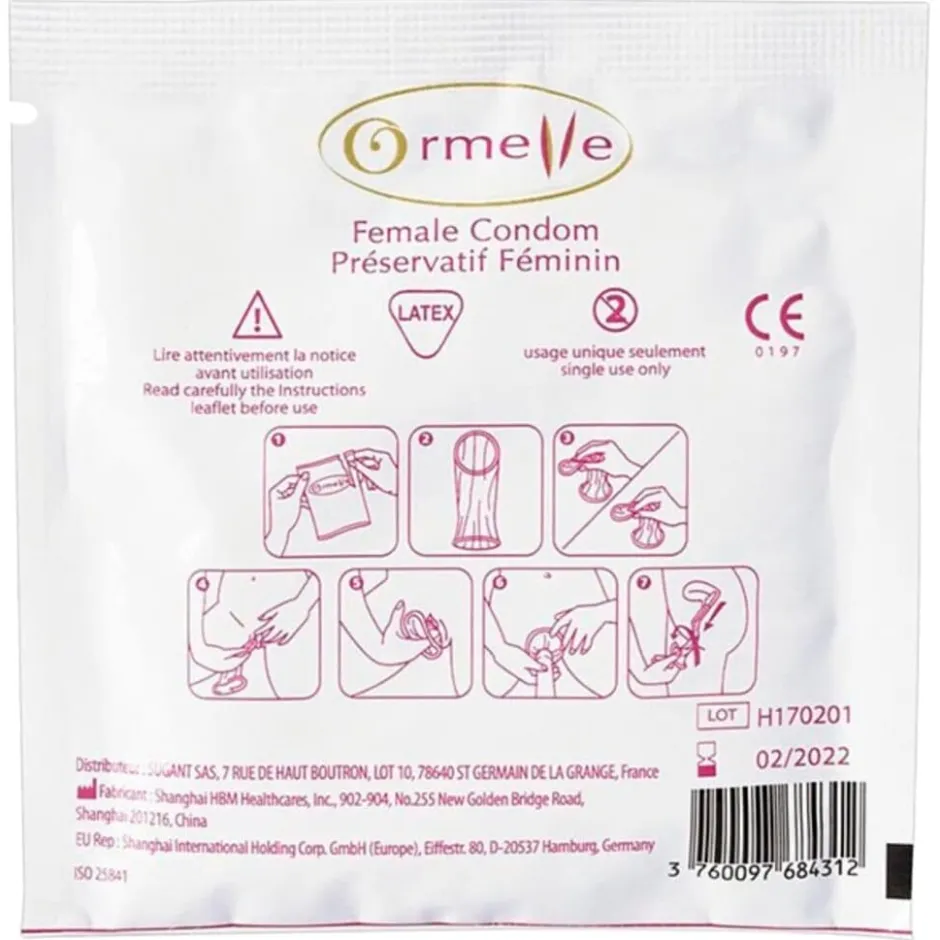 Ormelle Latex Vrouwencondooms< Condooms