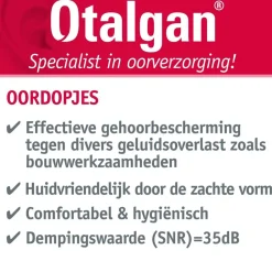 Otalgan Comfort Oordopjes< Oor En Mond
