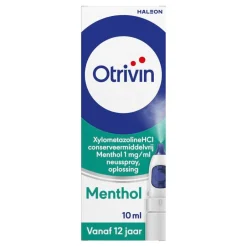 Otrivin Menthol Xylometazoline HCI 1 mg/ml Neusspray< Luchtwegen