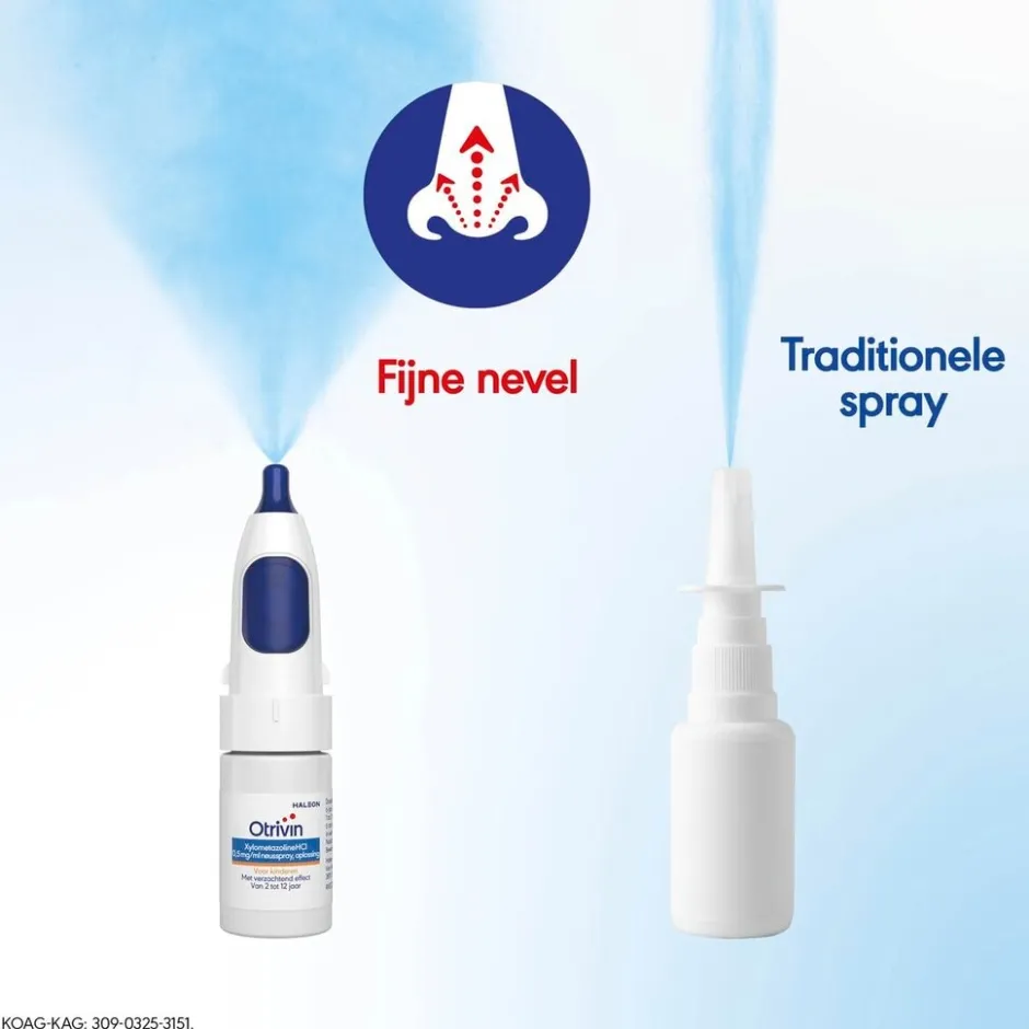 Otrivin Xylometazoline HCI 0,5 mg/ml Neusspray Voor Kinderen< Luchtwegen