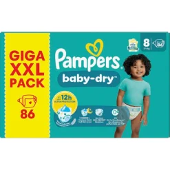 Pampers Baby-Dry Maat 8 Luiers< Luiers Maat 8