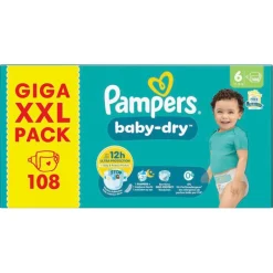 Pampers Baby-Dry Maat 6 Luiers< Luiers Maat 6