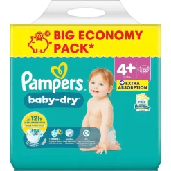 Baby-Dry Maat 4+ Luiers|Pampers Online