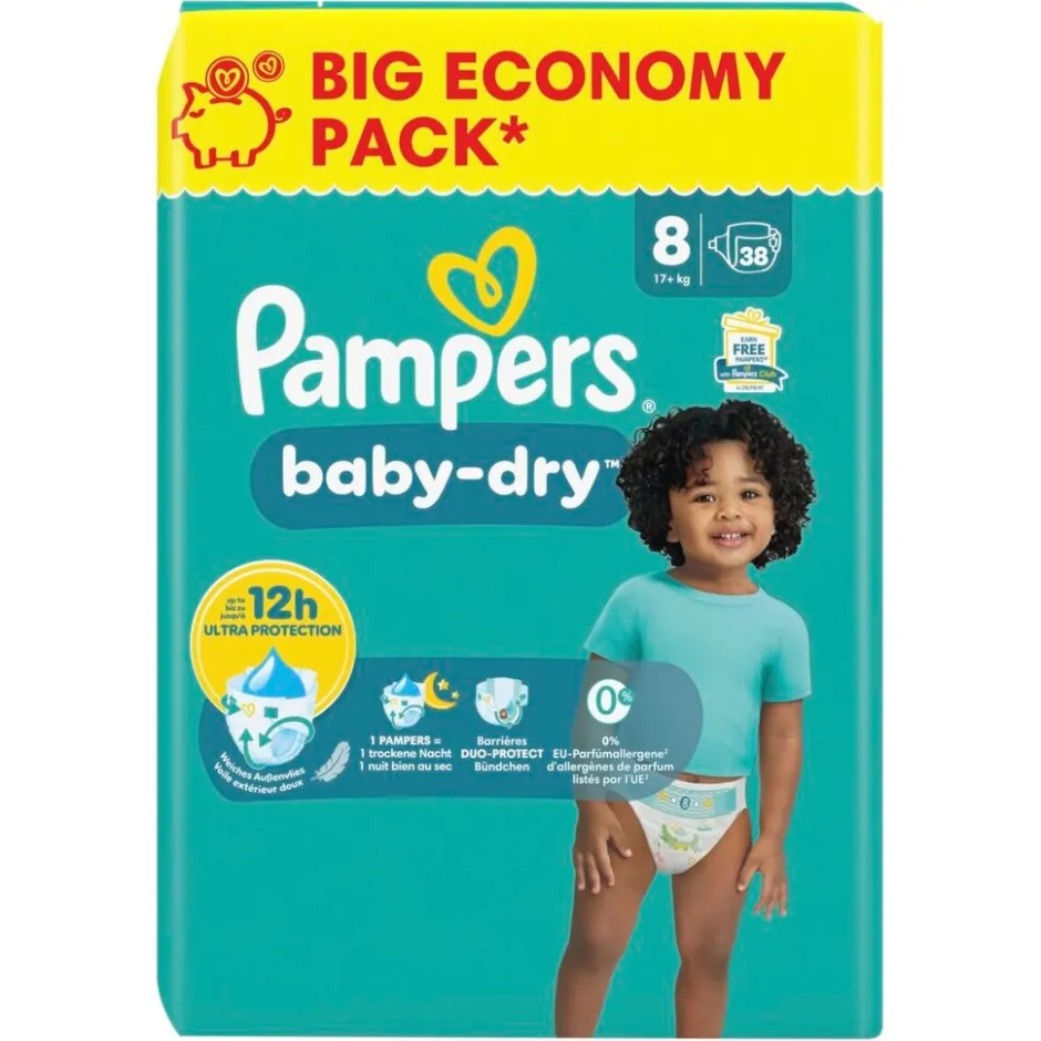 Baby-Dry Maat 8 Luiers|Pampers Outlet