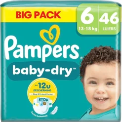 Pampers Baby-Dry Maat 6 Luiers< Luiers Maat 6