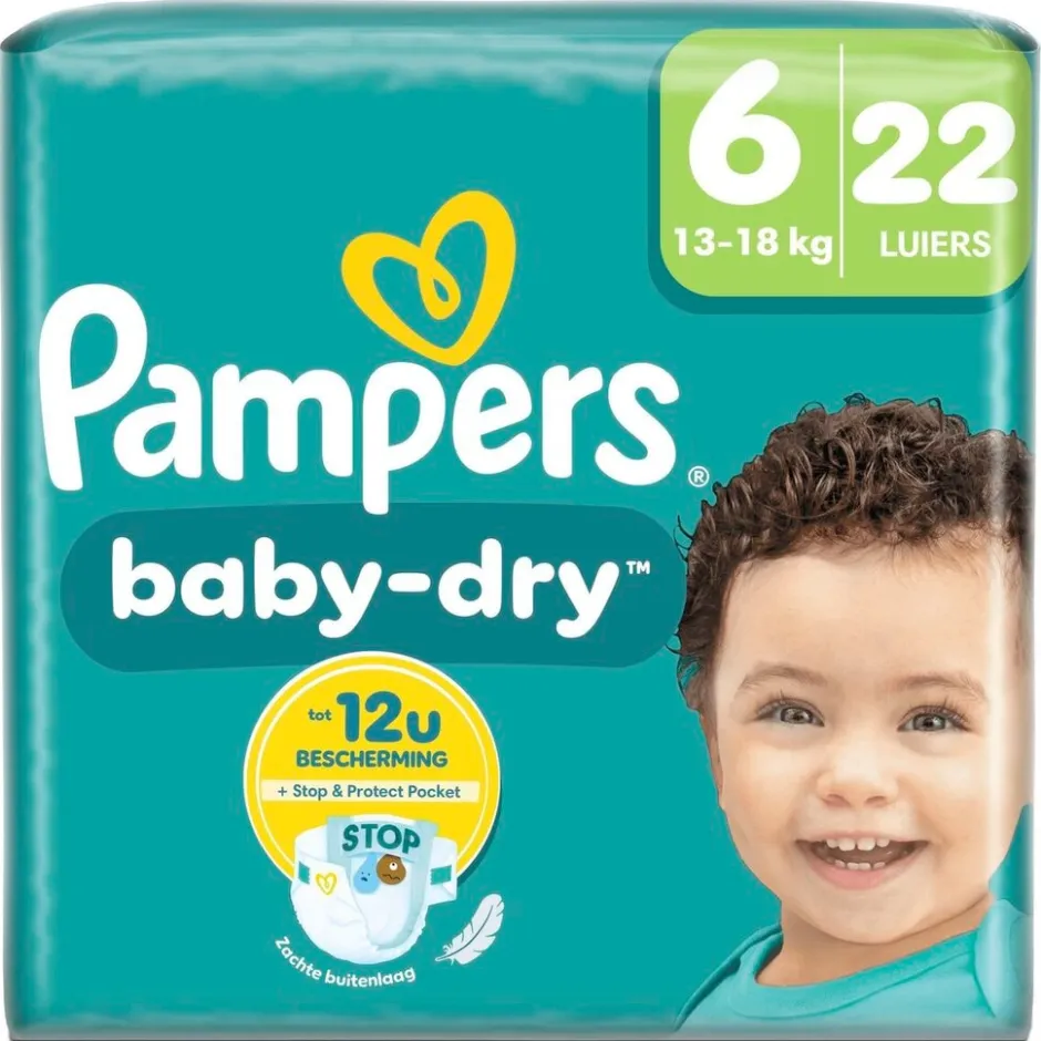 Baby-Dry Maat 6 Luiers|Pampers Best