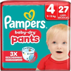 Baby-Dry Pants Maat 4 Luierbroekjes|Pampers Online