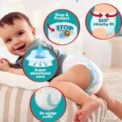 Baby-Dry Pants Maat 4 Luierbroekjes|Pampers Online