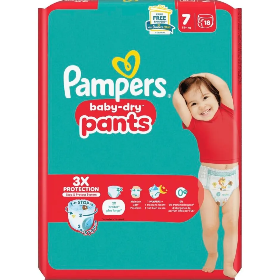 Baby-Dry Pants Maat 7 Luierbroekjes|Pampers Outlet