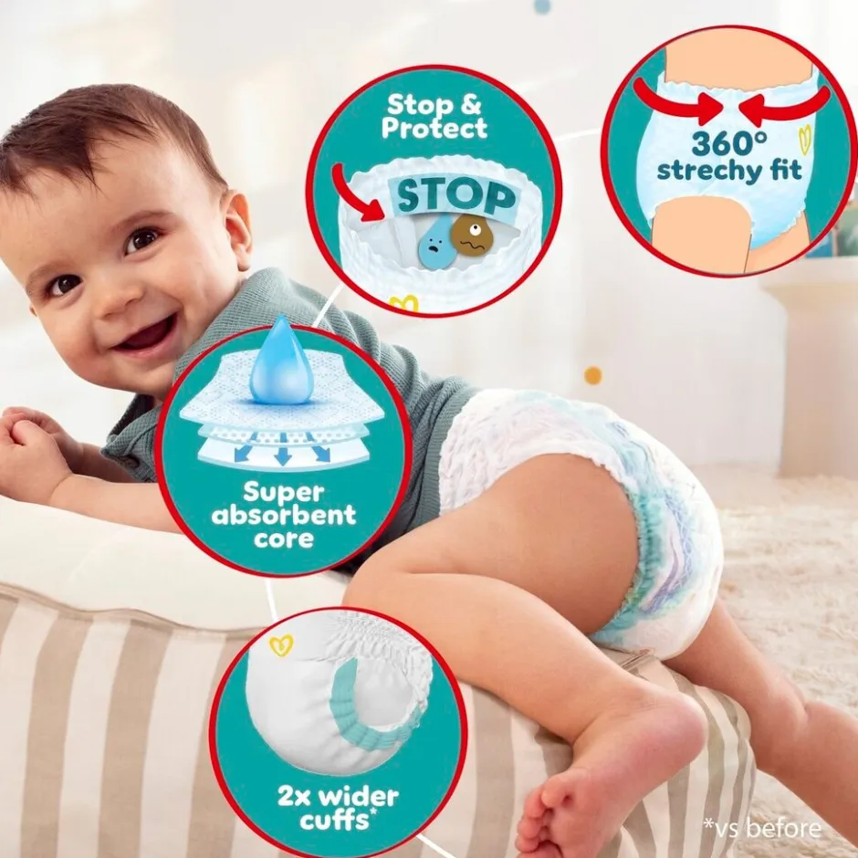 Baby-Dry Pants Maat 7 Luierbroekjes|Pampers Outlet