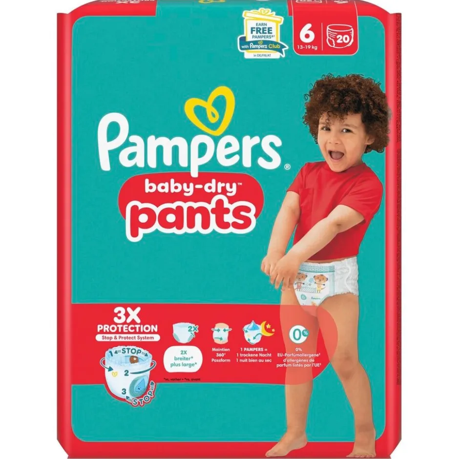 Pampers Baby-Dry Pants Maat 6 Luierbroekjes< Luierbroekjes Maat 6