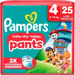 Pampers Baby-Dry Paw Patrol Pants Maat 4 Luierbroekjes< Luierbroekjes Maat 4