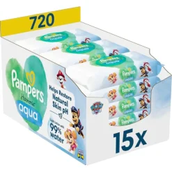Pampers Harmonie Aqua Paw Patrol Babydoekjes< Billendoekjes