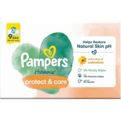 Harmonie Protect & Care Calendula Babydoekjes|Pampers Best