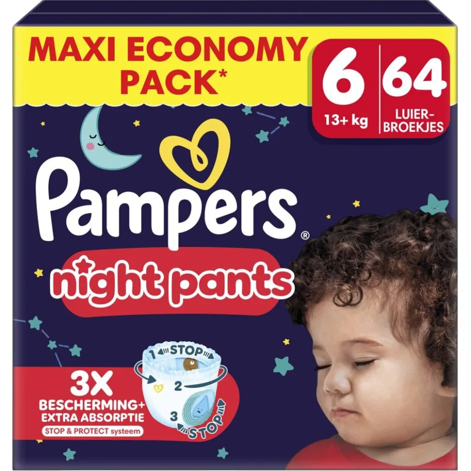 Night Pants Maat 6 Luierbroekjes|Pampers Sale