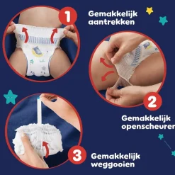 Night Pants Maat 4 Luierbroekjes|Pampers Hot