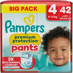 Pampers Premium Protection Pants Maat 4 Luierbroekjes< Luierbroekjes Maat 4