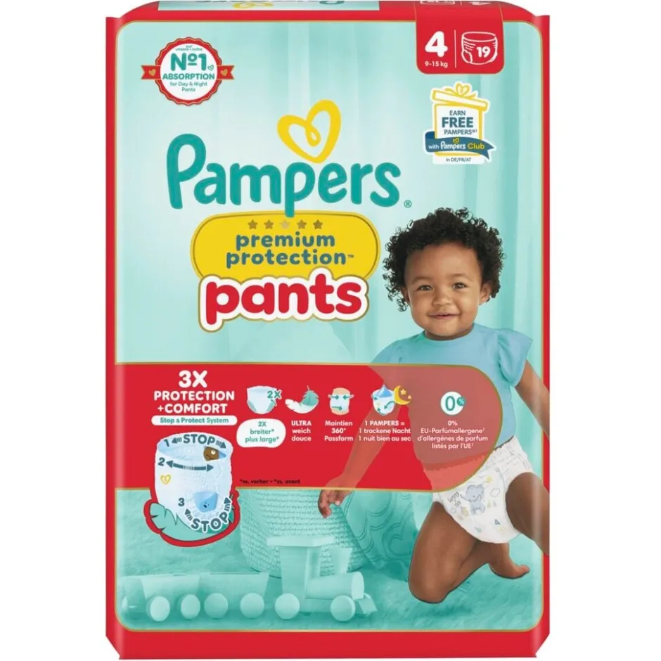 Premium Protection Pants Maat 4 Luierbroekjes|Pampers Discount