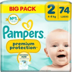 Pampers Premium Protection Maat 2 Luiers< Luiers Maat 2