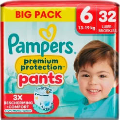Pampers Premium Protection Pants Maat 6 Luierbroekjes< Luierbroekjes Maat 6