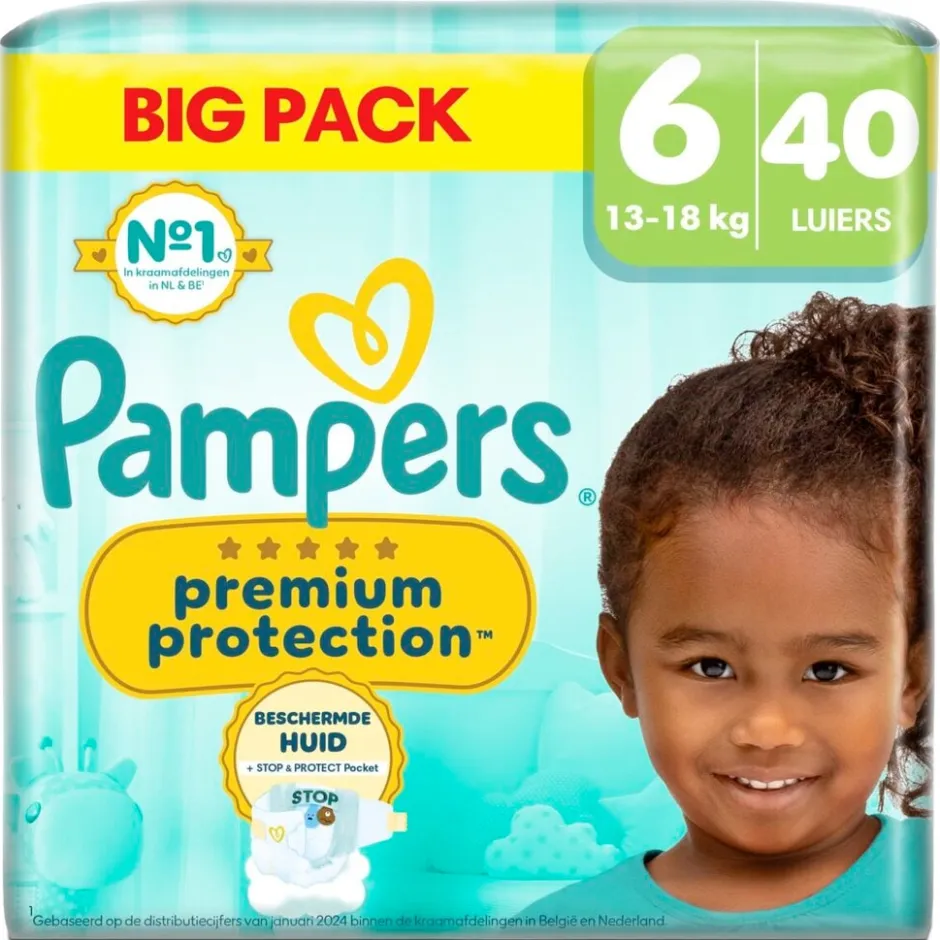 Premium Protection Maat 6 Luiers|Pampers
