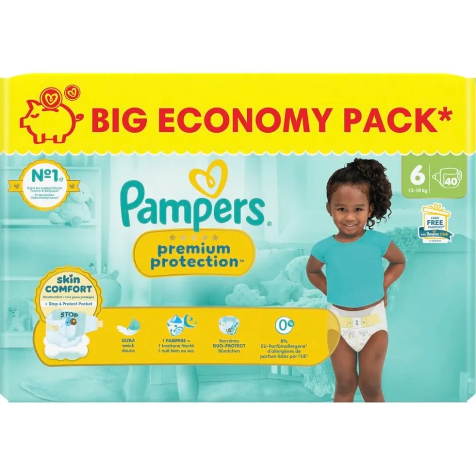 Premium Protection Maat 6 Luiers|Pampers